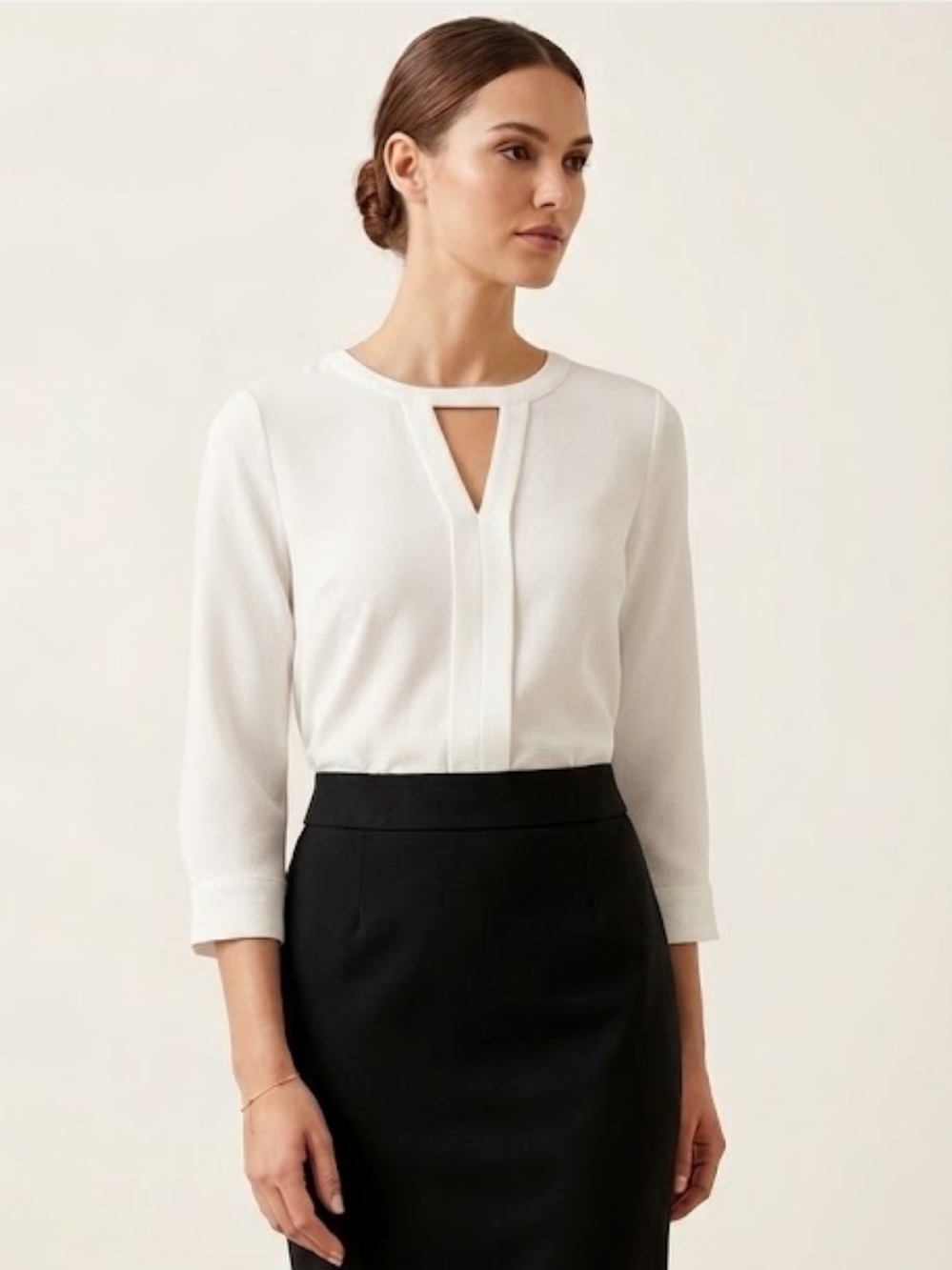 BNWT white long sleeved blouse